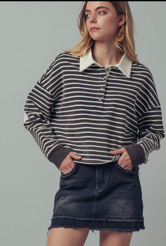 Boxy playful polo